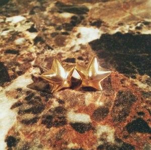 Kids Gold star earrings